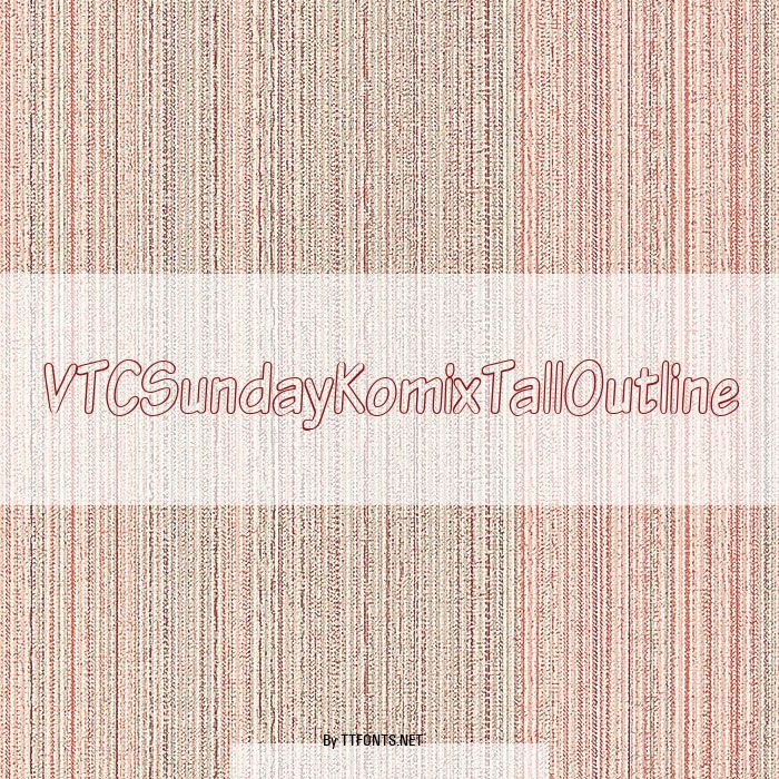 VTCSundayKomixTallOutline example