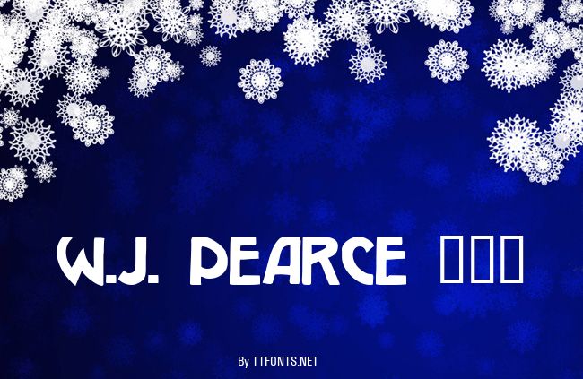 W.J. Pearce 213 example