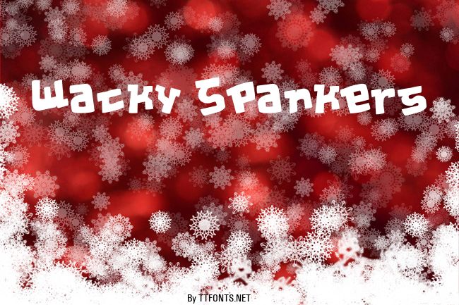 Wacky Spankers example