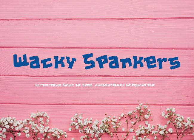Wacky Spankers example