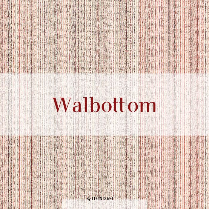 Walbottom example
