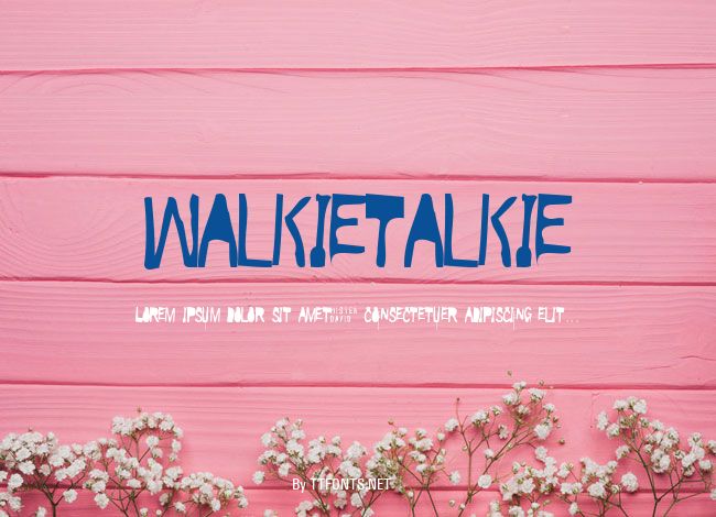 WalkieTalkie example