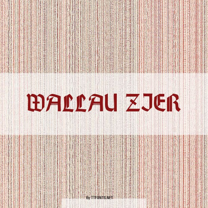 Wallau Zier example