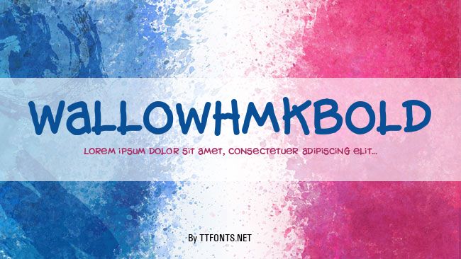 WallowHmkBold example