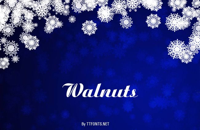 Walnuts example