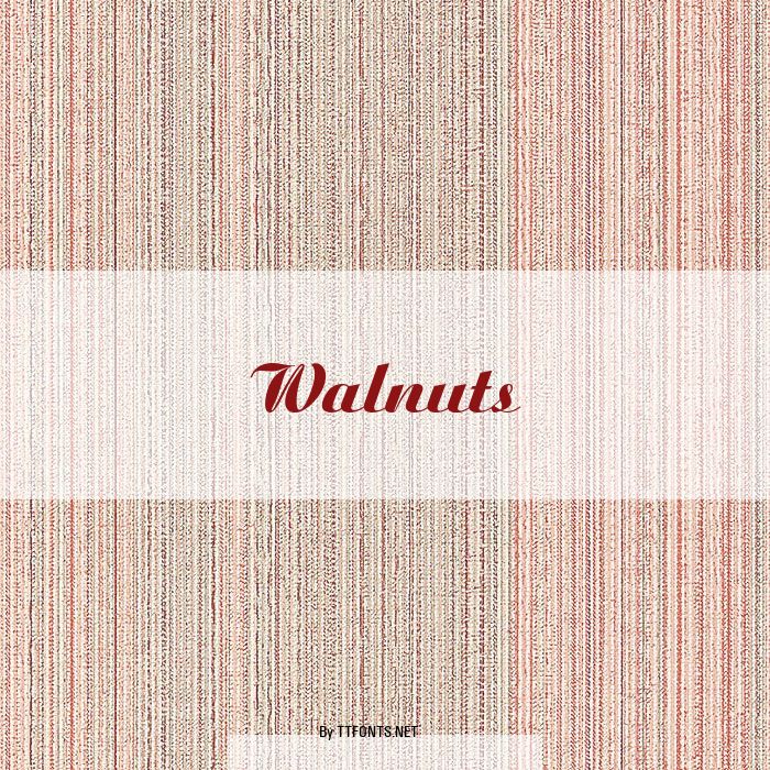 Walnuts example