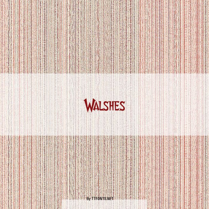 Walshes example