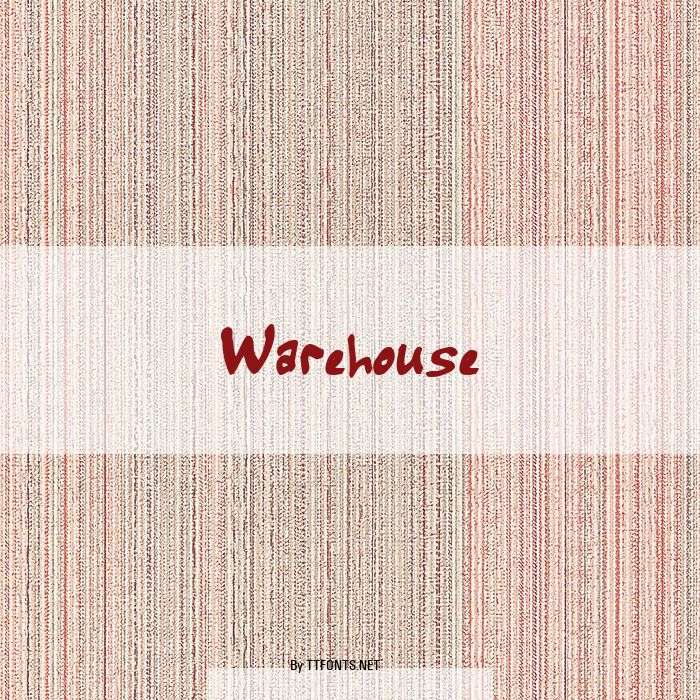 Warehouse example