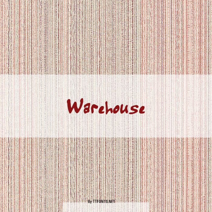 Warehouse example