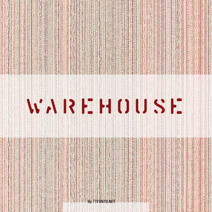 Warehouse example