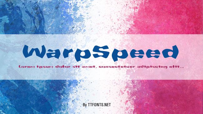 WarpSpeed example