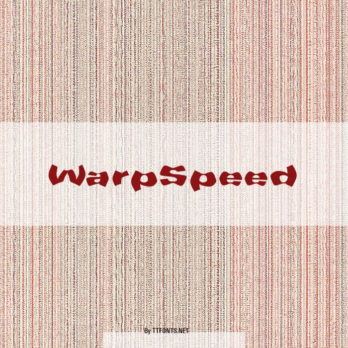 WarpSpeed example