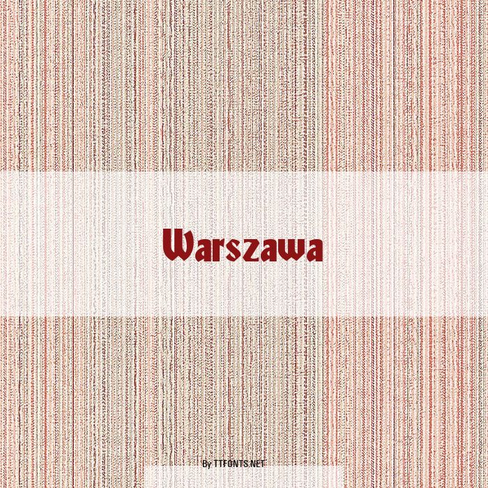 Warszawa example
