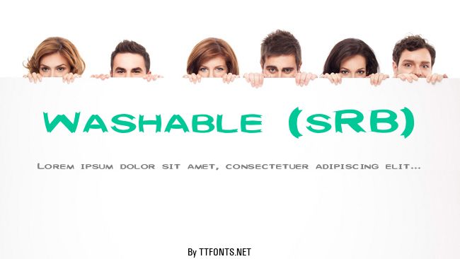 Washable (sRB) example