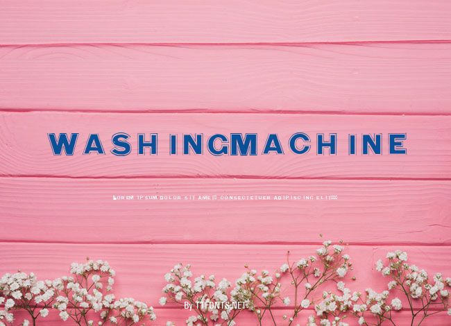 WashingMachine example
