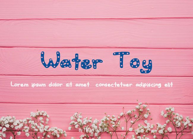 Water Toy example
