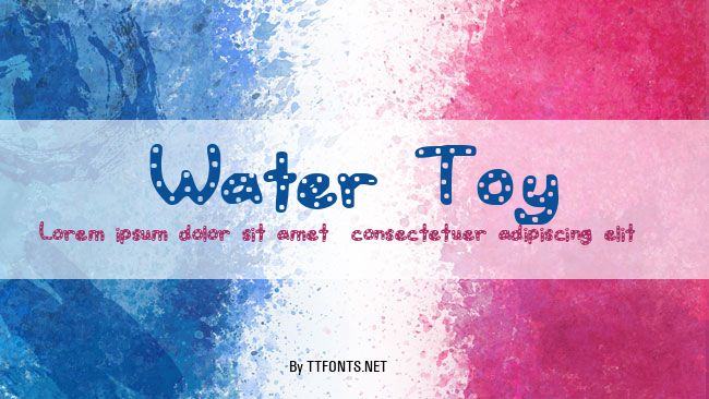 Water Toy example
