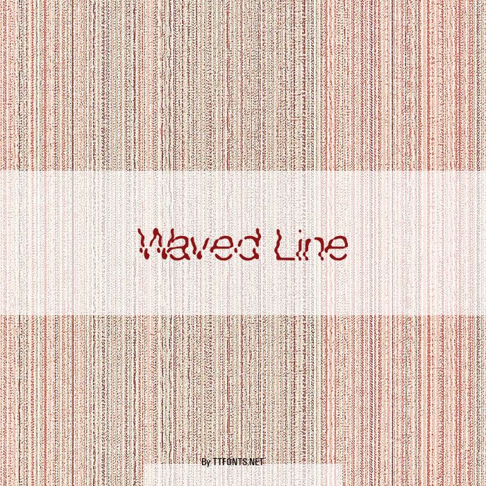 Waved Line example
