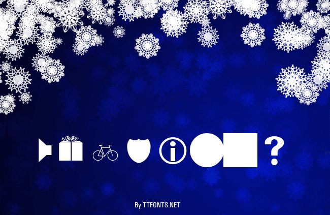 Webdings example