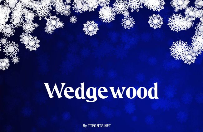 Wedgewood example