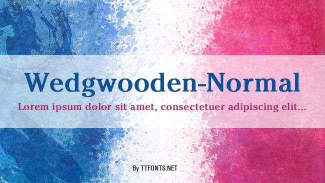 Wedgwooden-Normal example