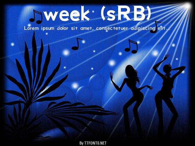 week (sRB) example