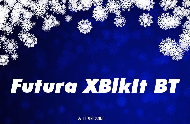 Futura XBlkIt BT example