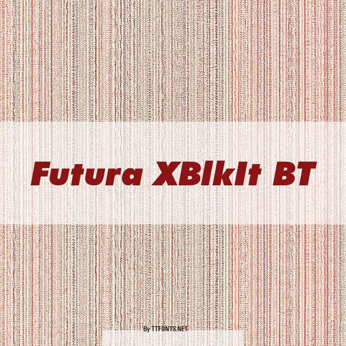 Futura XBlkIt BT example