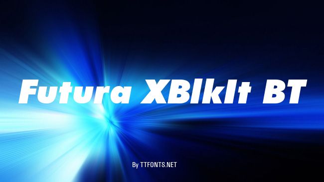 Futura XBlkIt BT example