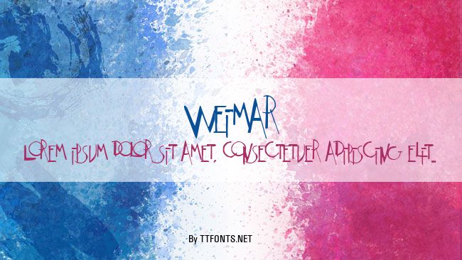 Weimar example