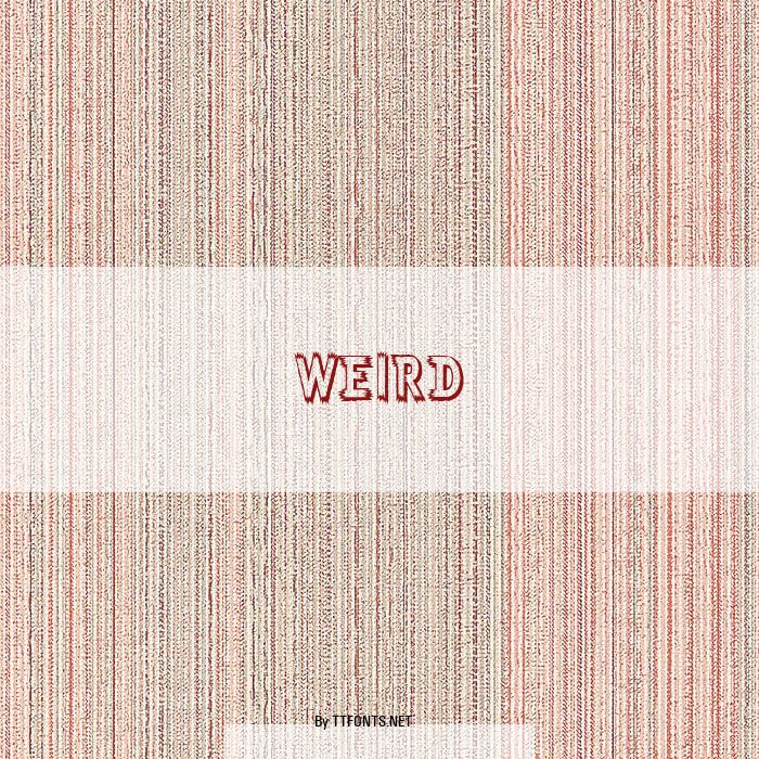 Weird example