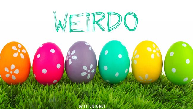 Weirdo example