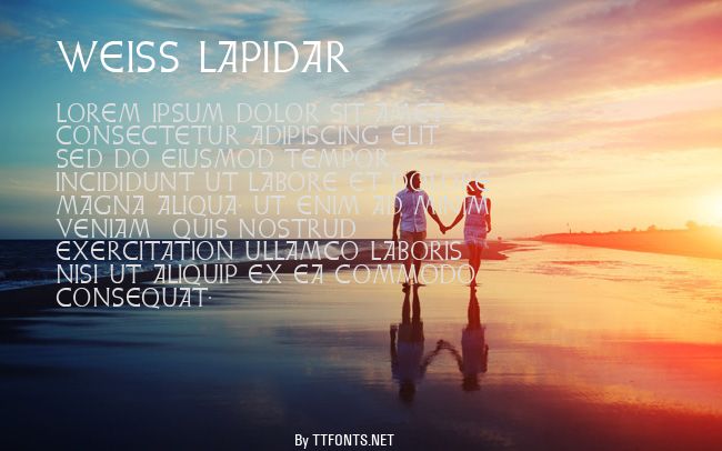 Weiss Lapidar example