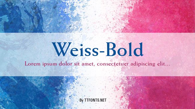 Weiss-Bold example