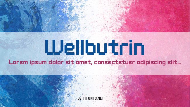 Wellbutrin example