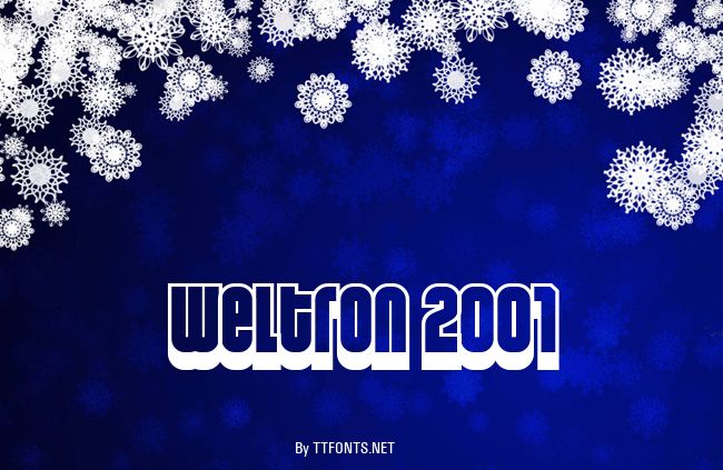 Weltron 2001 example