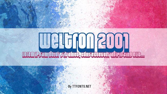 Weltron 2001 example
