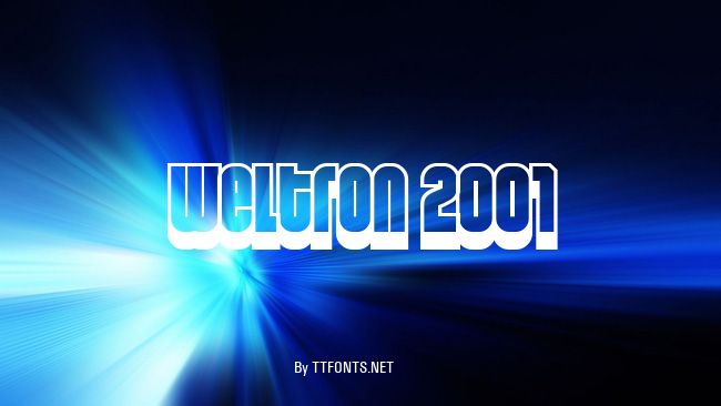 Weltron 2001 example