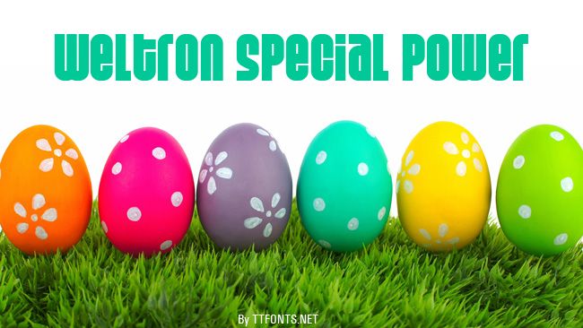 Weltron Special Power example
