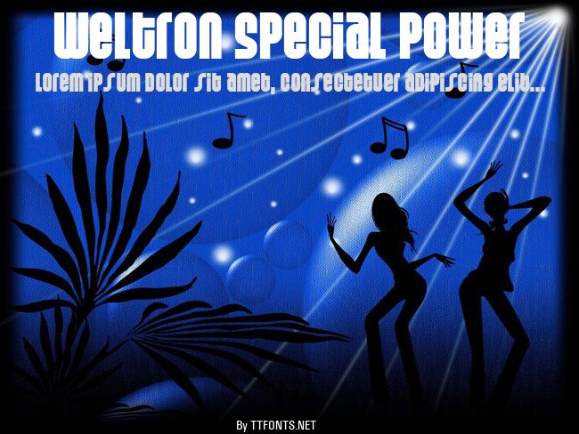 Weltron Special Power example