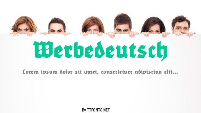 Werbedeutsch example