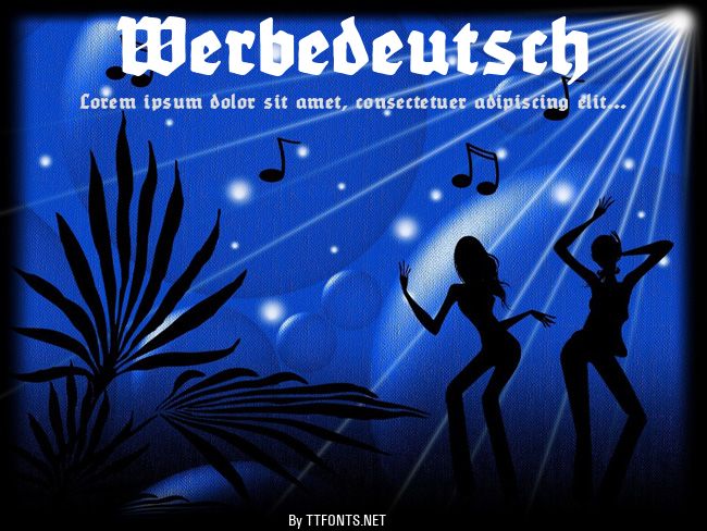 Werbedeutsch example