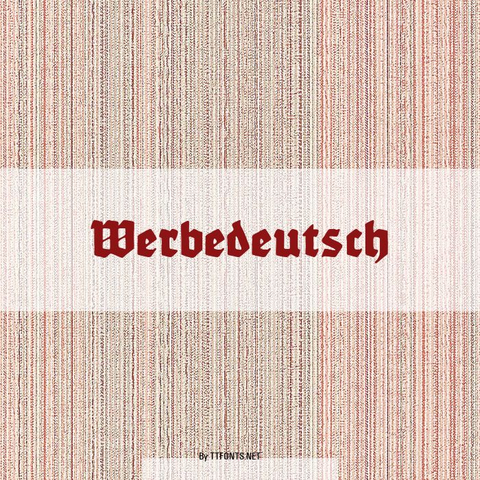 Werbedeutsch example