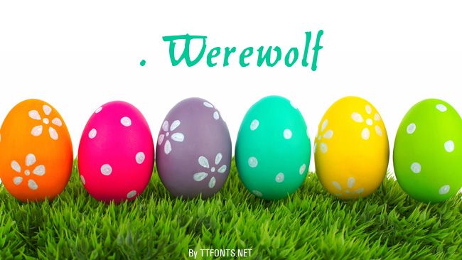 . Werewolf example