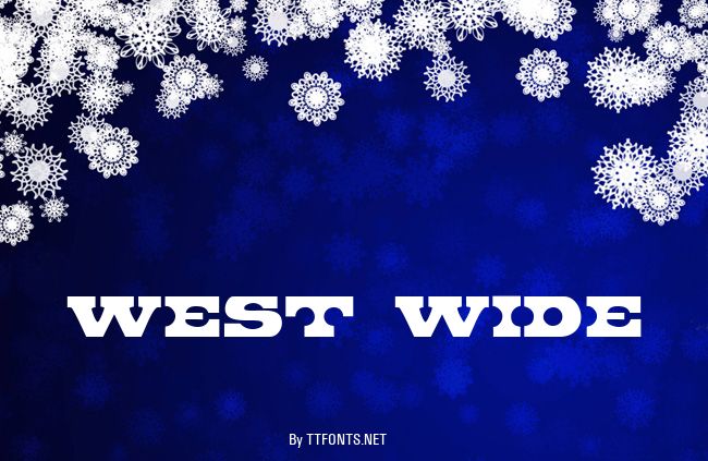 West Wide example