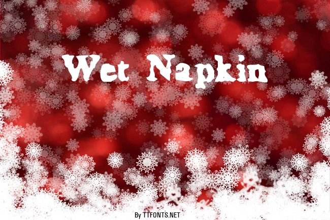Wet Napkin example