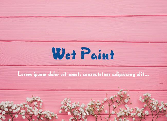 Wet Paint example