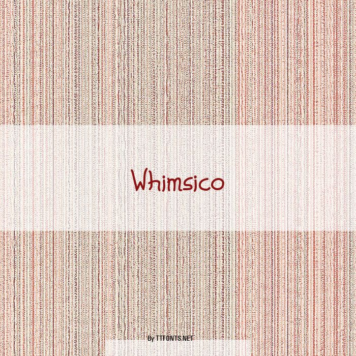 Whimsico example