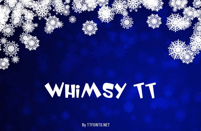 Whimsy TT example