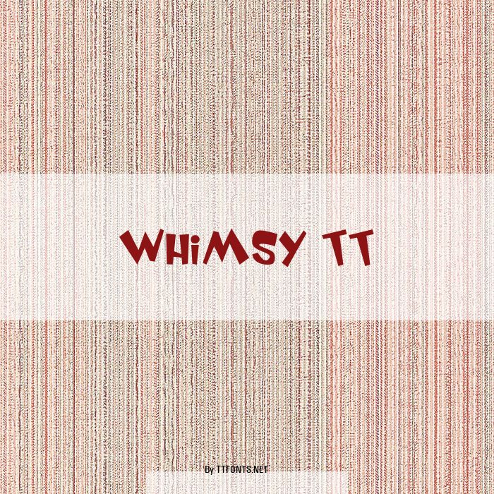 Whimsy TT example
